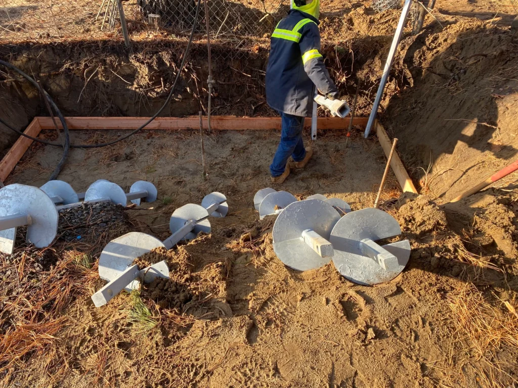 Helical Pier Installation in Smithville, TN