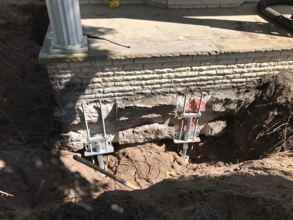 Helical Pier Installation in Smithville, TN